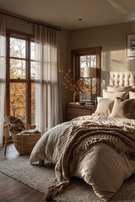 Fall Furniture , Autumn Cozy Fall ,Decor Easy Fall ,
Decor Neutral Fall ,Decor Fall ,Decor Inspiration ,Fall Decor Ideas Caramel Brown Bedroom, Craftsman Bedroom Aesthetic, Bedroom Light Fixtures Master Farmhouse, Brown Guest Bedroom Ideas, Boho Academia Bedroom, Realistic Bedroom Ideas Small Spaces, Dark Bed Frame Decor, Men’s Apartment Decor Aesthetic, Romantic Earthy Bedroom