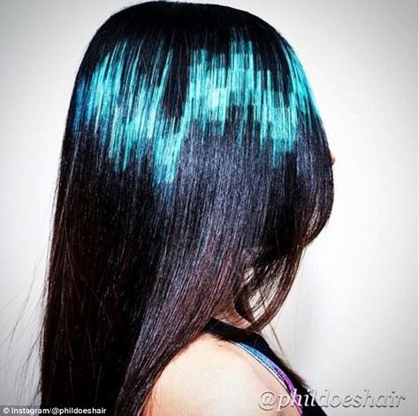 Some people opt for multiple colours, while others go for just one shade... Hair Color Images, Dyed Hair Inspiration, Creative Hairstyles, New Hair Colors, Cool Hair Color, Hair Art, Aesthetic Hair, Hair Designs, Blue And Green