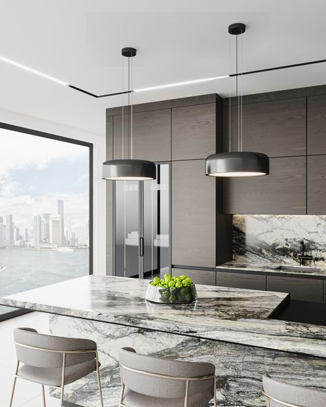 Vegas blue marble Miami backsplash countertops kitchen marble slab Marble Countertops Kitchen, Custom Countertops, Marble Polishing, The Vegas, Stone Gallery, Marble Backsplash, Downtown Miami, Marble Counter, The Marble