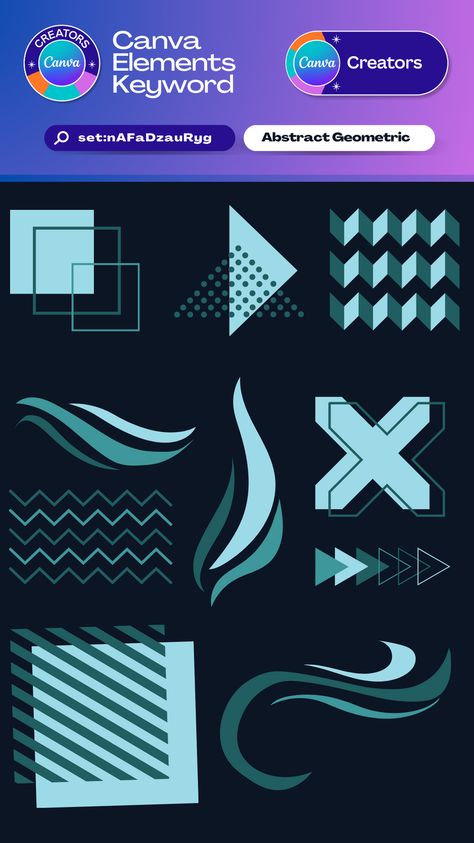 Fonts Canva 2024 Quirky Graphic Design, Graphic Shapes Pattern, Canvas Elements, Instagram Feed Theme Layout, Web Design Blog, Blog Font, Graphic Shapes Design, Keyword Elements Canva, Canva Elements Keyword