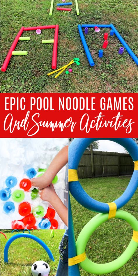 Pool Noodle Games For Kids, Pool Noodle Relay Games, Pool Noodles Games, Pool Noodle Pe Games, Pool Noodle Obstacle Course Ideas, Pool Noodle Race Track, Pool Noodle Games For Seniors, Pool Noodle Outdoor Games, Pool Noodle Yard Games