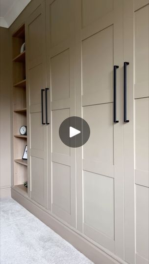 138K views · 4.7K reactions | 3 @ikeauk Pax hacks in our home   • master bedroom built ins with forsand doors, handles from @plankhardware   • laundry room, please see utility highlight for more info on how we added strength to this unit. Handles from @hendelandhendel   •boys bedroom with open shelving, painted in @lick beige 02. Handles from @hendelandhendel   #ikea #ikeadiyhack #ikeahack #ikeapax #ikeapaxhack #ikeadiy #homediy #homediyproject | Kerry Kellett | bynxmusic · Birds of a Feather x I Remember BYNX Edit Built In Cabinet Design Bedroom, Ikea Pax Utility Room, Boys Room Ideas Aesthetic, Ikea Forsand Door Hack, Ikea Pax Laundry, Pax Ikea Ideas, Pax Diy, Ikea Bedroom Design, Clear Furniture