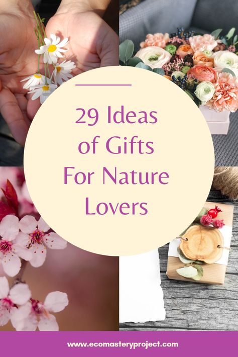 Selecting a gift for a nature lover can be challenging! You recognize they have all the necessities; thus, what else do you purchase them? Hopefully, this list of gifts for nature lovers will give you some ideas Nature Lover Gifts, Gifts For Flower Lovers, Cucumber Trellis Diy, Zero Waste Holiday, Nature Gifts, Earth Gift, Zero Waste Gifts, Eco Gifts, Nature Collection