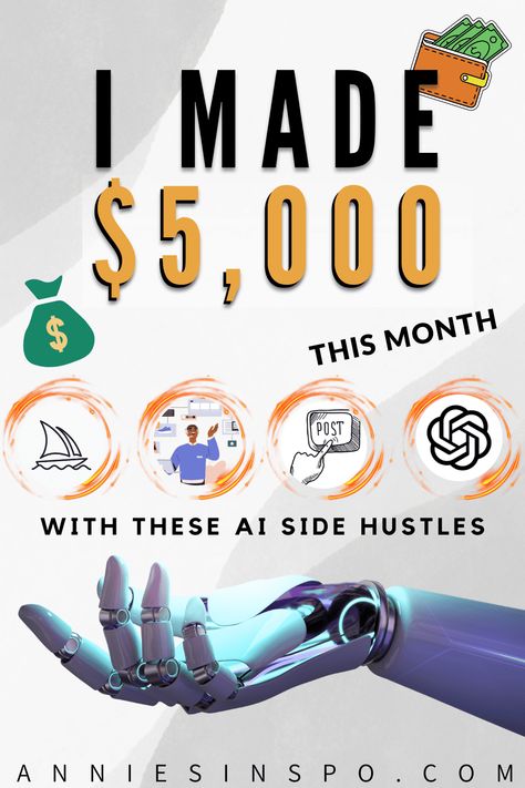 If you want to make money FAST and EASY, use these AI side hustles to earn $5K+ every month! That's what these people are doing. Especially for number 3. #sidehustleideas #aisidehustle #makemoneyfromhome #howtomakemoneyonline Smart Money Tactics, Best Side Hustles Extra Cash, Secret Websites To Make Money, Money Fast, Startup Marketing, Secret Websites, Affiliate Marketing Course, Affiliate Blogging, Business Challenge