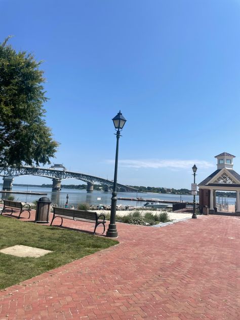 Norfolk Virginia Aesthetic, Virginia Summer Aesthetic, Virginia Aesthetic, Aesthetic Bridge, Historical Aesthetic, Yorktown Virginia, Manifestation Board, Summer 24, Summer Aesthetic