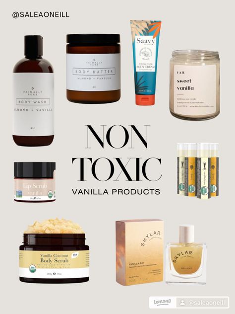 Non Toxic Body Care, Clean Skin Care Products, Non Toxic Body Lotion, Non Toxic Hand Soap, Non Toxic Body Wash, Nontoxic Swaps, Non Toxic Perfume, Non Toxic Beauty Products, Non Toxic Beauty