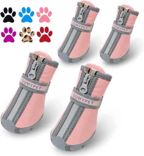 QUMY Dog Shoes for Small Dogs, Puppy Dog Boots & Paw Protectors for Winter Snowy Day, Summer Hot Pavement, Waterproof in Rainy Weather, Ourdoor Walking, Indoor Hardfloors Anti Slip Rubber Sole Pink 3 

#amazonassociate #amazonaffiliate 
#DOGS #smalldogs #shoesfordogs #doggieshoes #shoesforpuppies #puppy #puppies #shoes #dogshoes #pinkshoesfordogs #dogs #lovedogs Dog Winter Boots, Dog Snow Boots, Paw Protector, Dog Booties, Dog Boots, Summer Hot, Dog Shoes, Rainy Weather, Dog Gear