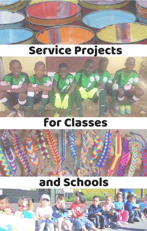 School Service Projects, Community Project Ideas, Service Learning Projects, Service Projects For Kids, Community Service Ideas, Chemo Care, Kindness Projects, Mission Projects, Community Service Projects