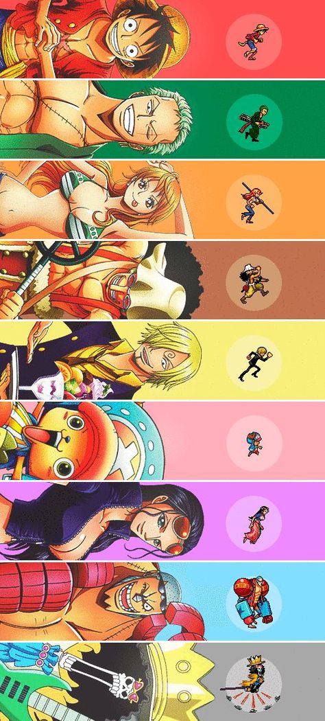 The Seven, Cartoon Characters, One Piece, Anime