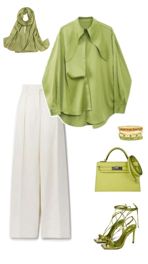 💚💚 Church Outfit Ideas, Style For Spring, Classic Prints, Color Combos Outfit, Church Outfit, Stylish Work Attire, Modesty Fashion, Casual Day Outfits, Hijab Fashion Inspiration