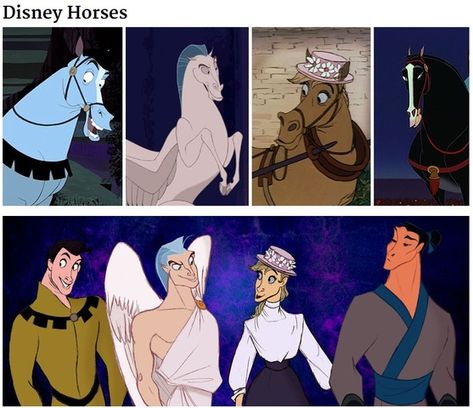 Disney Characters As Humans, Humanized Disney, Disney World Princess, Disney Horses, Disney Amor, Humor Disney, Cartoon Characters As Humans, Princesas Disney Anime, Desenhos Gravity Falls