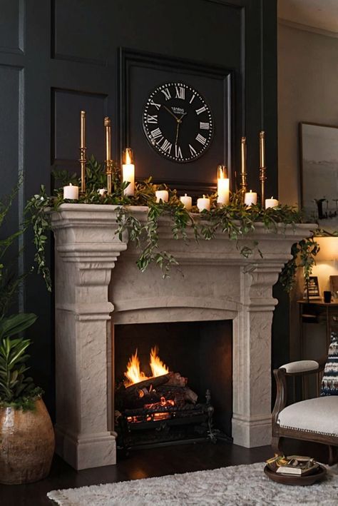 Discover creative mantel decor ideas to elevate your interior design game. Explore how to style the space above the fireplace to make it a captivating focal point.
#ad  


#home
#wallpaint2024
 #color2024
 #DIYpainting
 ##DIYhomedecor
 #Fixhome High Mantle Decor, How To Style A Fireplace, Books In Fireplace, Above Mantel Decor Ideas, Mantle Piece Ideas, Above The Fireplace Decor Ideas, Above The Fireplace Decor, Artwork Over Fireplace, Styling Mantle