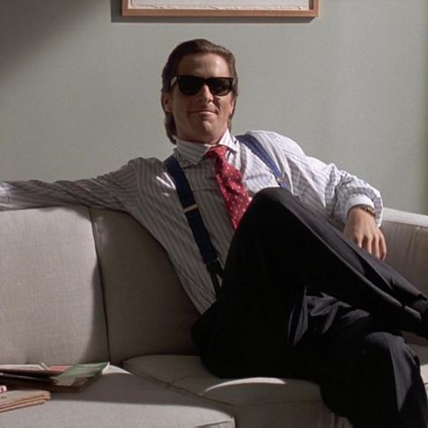 Patrick Bateman Icon, Cinderella's Sister, Loser Core, Media Consumption, Patrick Bateman, Girl Film, Angel Wallpaper, Sigma Male, Watch Party