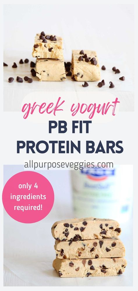 Yogurt Protein Bars, Pb Fit Recipes, Protein Popsicles, Protein Bars Recipe, Peanut Butter Powder Recipes, Ella Vegan, Pb2 Recipes, Yogurt Protein, Pb Fit