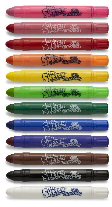 Mr. Sketch Scented Twistable Gel Crayons, Assorted, 12-Pack (1951333) Gel Crayons, Mr Sketch, Twistable Crayons, Vanilla Icing, Gel Set, Black Raspberry, Strawberry Ice Cream, Drawing Projects, Beautiful Drawings