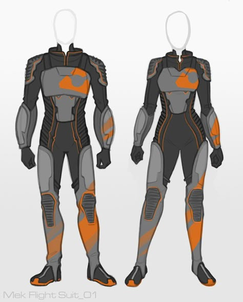 ArtStation - Mekamon Flight Suit Designs Speedster Suit Designs, Hero Outfit Ideas, Superhero Costume Design, Futuristic Space Suit, Rachel Denton, Superhero Suit Ideas, Space Uniform, Hero Suit Design, Hero Suits