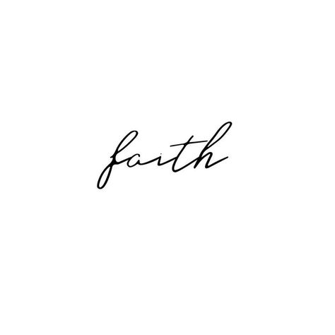 Faith Small Tattoos, Faith In Cursive Tattoo, Faith Word Tattoo, Word Faith Tattoo, Faith Neck Tattoo, Two Words Tattoo, Faith In Cursive, Faith Tatto, Faith Tattoo Ideas For Women