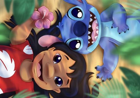 Lilo And Stitch Characters, Full Drawing, ليلو وستيتش, Disney Movie Art, Prompt List, Lilo And Stitch Drawings, Jelly Wallpaper, Lilo Y Stitch, Stitch Drawing