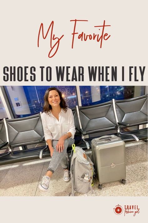 I’ve logged a lot of miles in shoes over the years and one theme has been constant throughout my travels. Because I’m going through airport security, walking through vast airport terminals, sitting on long haul flights, and perhaps getting lost and needing to backtrack somewhere in between, it’s important for my footwear to be comfortable and easy to wear. Find out! #TravelFashionGirl #TravelFashion #TravelShoes #comfyshoes #womenfashionshoes #walkingshoes Shoes For Flying, Cute Walking Shoes For Travel, Airport Shoes Women, Travel Shoes Women Comfortable, Best Travel Shoes Women, Best Walking Shoes For Women Travel, Comfortable Shoes For Travel, Airplane Shoes, Airport Shoes