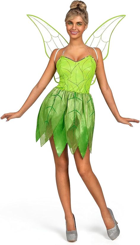 Green Fairy Costume, Fairy Dress Costume, Dress With Wings, Green Fairy Wings, Fairy Wings Costume, Lilly Pulitzer Outfits, Fairy World, Onesie Costumes, Hot Costume