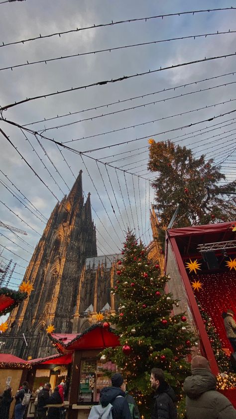 Cologne Germany Christmas Market, Cologne Germany Christmas, Cologne Germany Aesthetic, Cologne Aesthetic, Cologne Christmas Market, Christmas Markets Germany, Christmas In Germany, Christmas Collage, Koln