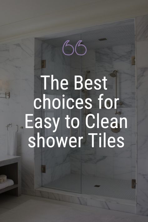 Ready to elevate your bathroom with sleek, easy-to-clean tiles? Our blog post features the finest tile options for your dream shower, complete with tips and tricks to keep those grime-free, sparkling clean. Dive into our top picks and start creating your stunning new space today! Tile Shower Floors Ideas, Shower Pan Vs Tile Floor, Shower Floor Options, Easy To Clean Tiles For Bathroom, Easy To Clean Walk In Showers, Shower Tile Ideas Easy To Clean, Large Tile Shower Ideas Walk In With Seat, Timeless Bathroom Shower Tile Ideas, Easy Clean Shower Tile