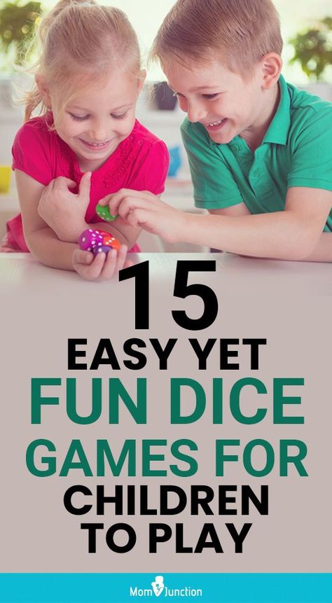 Skunk Dice Game, Dice Games Kids, Stuck In The Mud Dice Game, Preschool Dice Games, Back And Forth Dice Game, Mini Games For Kids, Games To Play With Dice, Dice Games For Preschoolers, Easy Dice Games