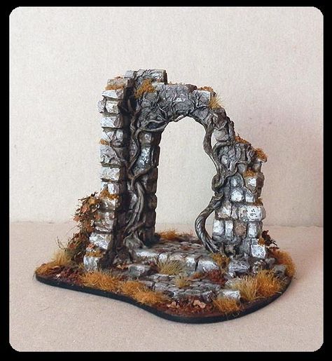 Dnd Diy, Miniature Terrain, Dnd Crafts, Warhammer Terrain, Miniature Bases, Game Terrain, D&d Miniatures, Dnd Miniatures, Wargaming Terrain