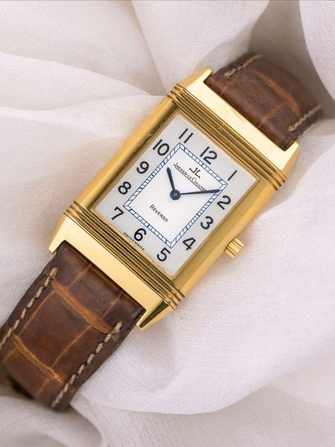 JAEGER LECOULTRE REVERSO 250.1.86 Reverso Watch, Jaeger Lecoultre Reverso, Gentleman Watch, Gold Watches, Vintage Timepiece, Gold Watch Men, Luxury Men, Jaeger Lecoultre, Watch Lover