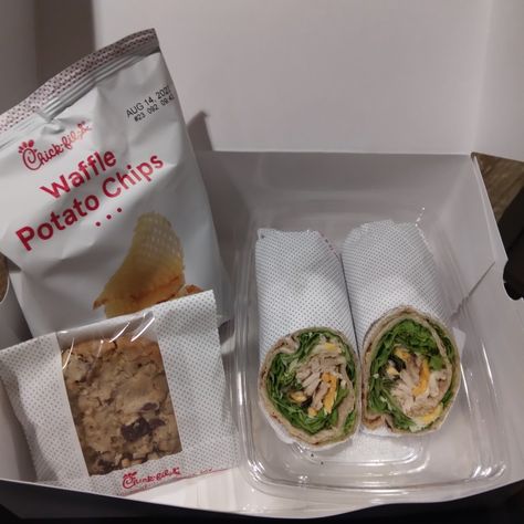 Chick-Fil-A Catering Chicken Wrap Cool Wrap Chickfila, Cool Wraps, Chicken Wrap, St Peters, Princess Diaries, Chicken Wraps, Chick Fil A, Potato Chips, Food Cravings