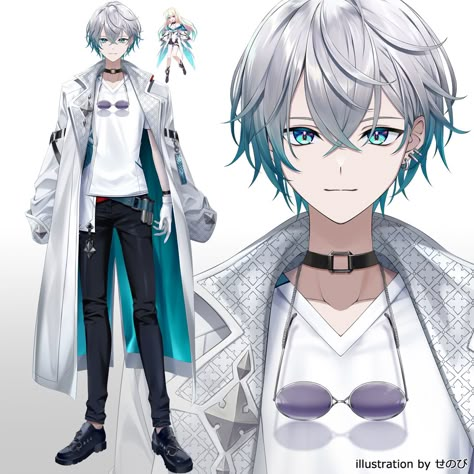 Honkai Male Character, Male Vtuber Design Ideas, Vtuber Model Male Base, Male Vtuber Body Base, Vtuber Model Ideas Male, Male Vtuber Model Design, Vtuber Model Reference, Vtuber Design Male, V Tuber Design