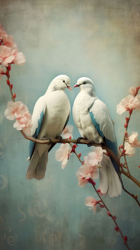 couple who show very close mutual love and concern. Love Birds Photography, Love Bird Photography, Two Love Birds Drawing, Love Birds Drawing, Love Bird Painting, Couple Birds, Romantic Bird Artwork, Bird Couple, Mutual Love