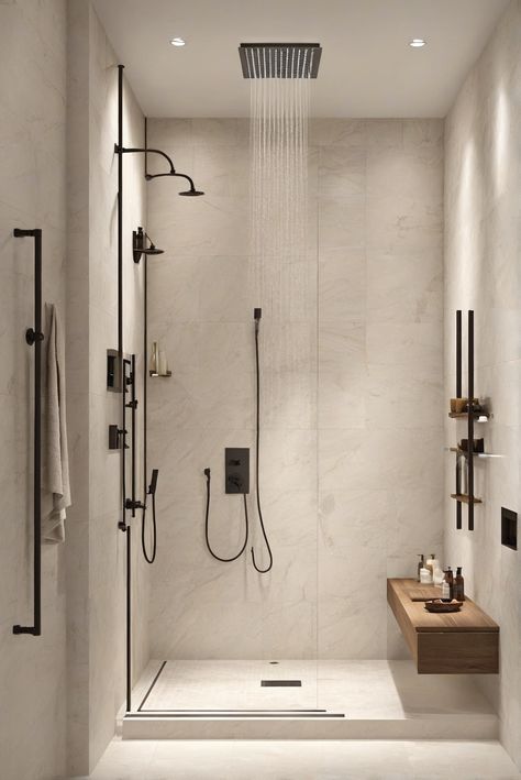 1. Curbless Showers
2. Sleek 2024
3. Master the Art
4. At Home Curbless Doorless Shower Ideas, Glassless Shower Ideas, Easy Clean Shower Design, European Shower Ideas, Shower With Curb, Big Shower Ideas, Curbless Shower Ideas, Curbless Showers, Toilet Designs