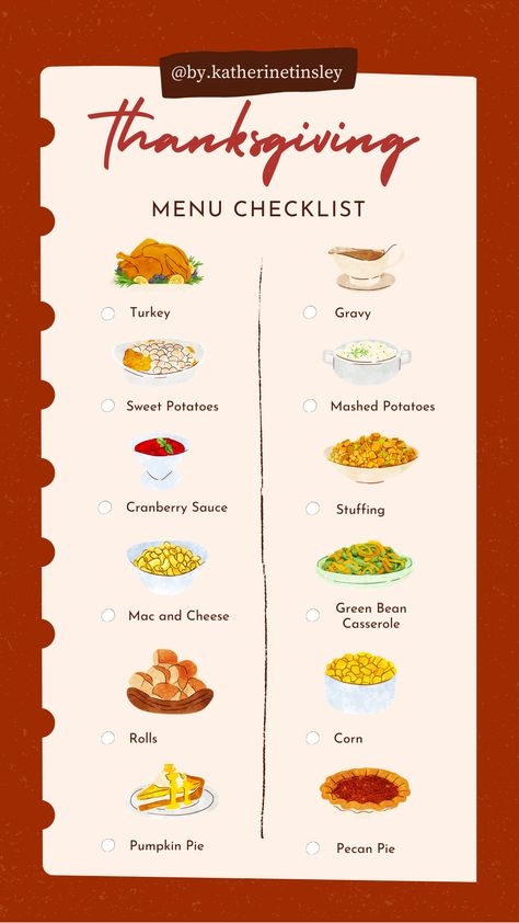 Tips and Tricks: Thanksgiving Preparations | Katherine Tinsley | Entertaining Thanksgiving Food Checklist, Thanksgiving List Of Food, Thanksgiving Meal List, Thanksgiving Checklist Food, Cheese Green Bean Casserole, Thanksgiving Food List, Thanksgiving List, Classic Thanksgiving Menu, Thanksgiving Checklist