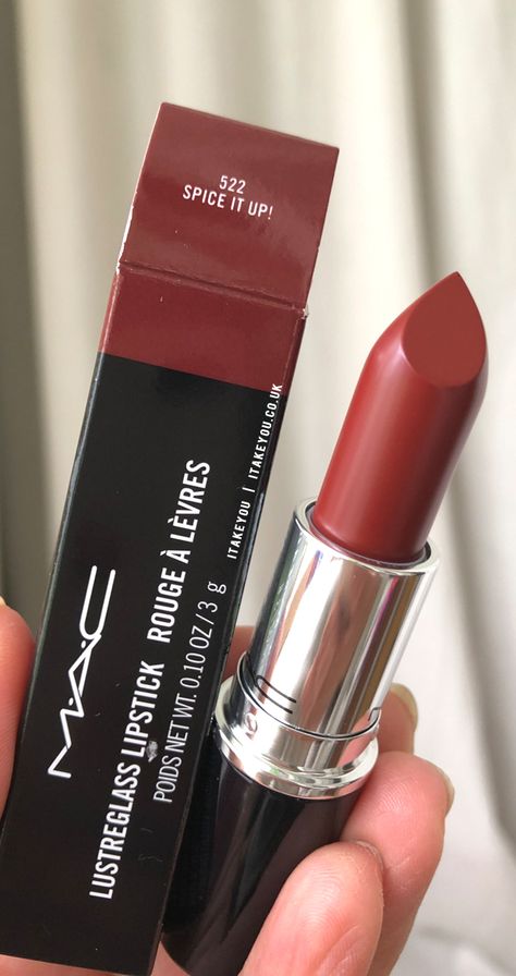 Spice It Up, Mac Spice It Up Lipstick, Spice It Up Mac Lipstick, Lipstick Mac, Mac Cosmetics Aesthetic, Mac Spice It Up, Makeup Wishlist, Mac Cosmetic, Mac Spice