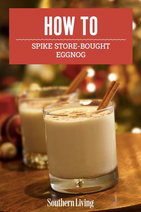 Alcohol Eggnog Recipe, Egg Nog Drink Recipes, Boozy Egg Nog Drinks, Spiked Egg Nog Recipe Homemade, Alcohol Eggnog Drinks, Eggnog Christmas Drinks, Egg Nog With Alcohol, Egg Nog Cocktails Bourbon, Egg Nog Punch Bowl