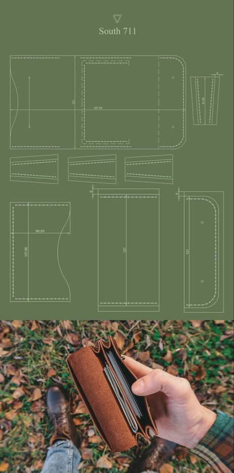 Handcrafted. Link in the description. Leather goods. Free template. Leather Craft Templates Free, Free Leather Templates Pdf, Leather Bag Template, Leather Free Pattern Pdf, Leather Craft Patterns Free Printable Templates, Free Leather Patterns Pdf, Leather Projects Templates, Leather Patterns Free, Diy Leather Wallet Pattern