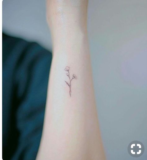 Dainty Flower Tattoos, Small Flower Tattoo, Tiny Flower Tattoos, Poppies Tattoo, Handpoke Tattoo, Small Flower Tattoos, Petite Tattoos, Inspiration Tattoos, Floral Tattoo Sleeve