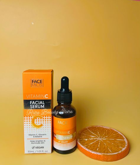 Face Facts Vitamin C Facial Serum . . Sunshine in a bottle! . Achieve a radiant and balanced complexion with our vitamin C serum - the perfect solution for dull-looking skin. . . Body Skincare Products, Vitamin C Facial, Instagram Face, Port Harcourt, Vitamin C Serum, Beauty Store, Facial Serum, Body Skin Care, Skincare Products