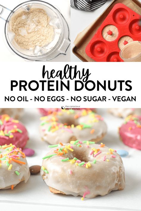 Banana Protein Donut Recipe, Low Calorie Protein Donut Recipe, Protein Baked Goods Recipes, Using Protein Powder In Baking, How To Bake With Protein Powder, Mini Protein Donut Recipe, Nuzest Protein Recipe, High Protein Low Calorie Baked Goods, Vanilla Protein Donut Recipe