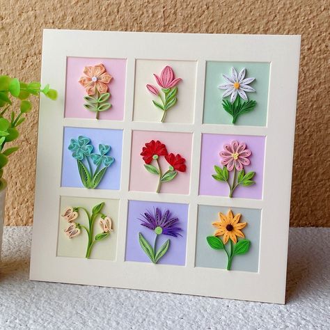 Jessica Cheung 🇨🇳 (@jessica_love_quilling) • Instagram photos and videos Mini Quilling, Teknik Quilling, Quilling Flower Designs, Paper Quilling Cards, Quilling Work, Birthday Card Drawing, Quilled Paper Art, Quilled Jewellery, Quilled Creations