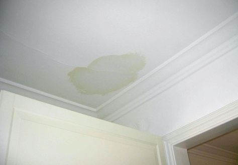 Water Stain On Ceiling, Water Damaged Ceiling, Repair Ceilings, Ceiling Leak, Remove Water Stains, Cleaning Painted Walls, Bob Vila, Glass Cooktop, Deep Cleaning Tips