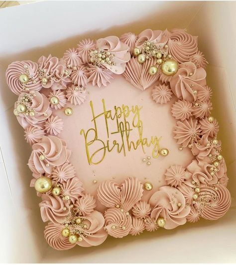 Simple Cake Designs Square, Sheet Pan Birthday Cake, Sheet Cake Decorating Ideas Birthday, Birth Cake, 60 Cake, Square Birthday Cake, Square Cake Design, Survivor Party, Bday Dress