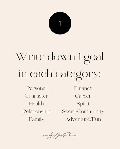 Vision Board Areas Of Life, Life Goals Questions, How To Write Down Your Goals, How To Write Your Goals, How To Write Your Goals Down, Goals For 2025, 5 Year Goals, Goal Board Ideas, Vision Board Topics