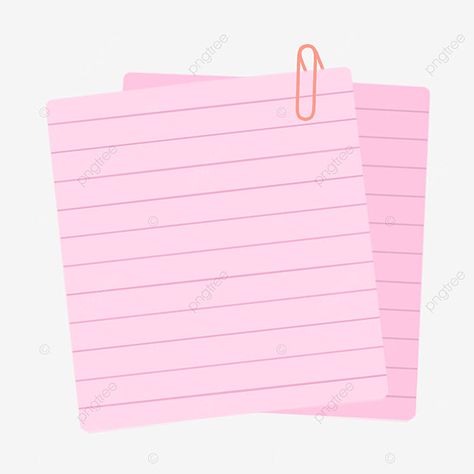 Pink Sticky Note Aesthetic, Pink Notebook Paper, Bookmark Clipart, Pink + Core + Aesthetic, Notes Illustration, Pink Sticky Notes, Vision Wall, Pink Notes, Notes Icon