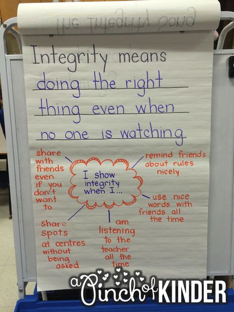 Teaching Integrity in FDK and Hosting an Integrity Assembly - A Pinch of Kinder Integrity Activities, Values Activities, Characters Traits, Character Values, Leadership Classes, Character Education Lessons, Social Emotional Activities, School Assemblies, Counseling Lessons