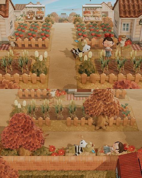 Sniffin flowers with my pal Winnie! 🚜🌾🌼 Thank you @acnhtreasureisland Animal crossing new horizons ACNH Nintendo switch wholesome gaming cozy design fall autumn cottagecore island idea inspiration aesthetic cosy decor build inspo game photography cute villagers small town vibes happy friendship towncore farm #acnh #animalcrossing #animalcrossingnewhorizons #acnhfarm #acnhfall Animal Crossing Cute Entrance, Animal Crossing Build Ideas Cottagecore, Acnh Fall Aesthetic, Acnh Fall Villagers, Animal Crossing Island Decor Ideas, Animal Crossing Island Ideas Cottagecore, Fall Acnh Ideas, Acnh Island Designs Neighborhood, Acnh Fall Design Codes