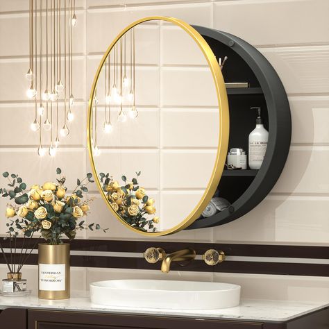 Mirror with storage