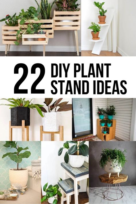 Ladder Plant Stand, Tattoo Plant, Corner Plant, Support Pour Plante, Modern Plant Stand, Plant Stand Ideas, Support Plante, Wooden Plant Stands, Wood Plant Stand