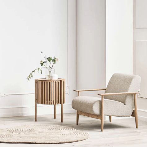 Furniture | Create your own personal style with design furniture from Bolia Furniture Foam, Wooden Columns, Scandinavian Chairs, Scandinavian Interior Design, Scandinavian Furniture, Modern Scandinavian, Armchair Design, Scandinavian Interior, New Classic